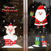 Santa Claus Hanging Stickers Shop Window Glass Door Living Room Wall Stickers(6305)