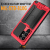For Samsung Galaxy S25 Ultra 5G R-JUST Sliding Camera Life Waterproof Holder Phone Case(Red)