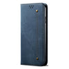 For Xiaomi Redmi K70/K70 Pro Denim Texture Casual Style Horizontal Flip Leather Case(Blue)