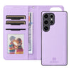 For Samsung Galaxy S25 Ultra 5G BETOPNICE BN-005 2 in 1 Detachable Imitate Genuine Leather Phone Case(Light Purple)