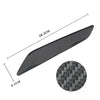 Car ABS Fender Decorative Sticker for BMW 5 Series 525Li 530Li, Carbon Fiber Texture