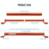CS-859A5 Motorcycle Electric Vehicle Aluminum Alloy Extended Balance Bar Headlight Mobile Phone Bracket(Orange)