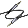 Borofone BL24 3.5mm Graceful AUX Audio Cable, Length:1m(Gray)