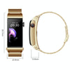 M6 1.5 inch Steel Band Earphone Detachable IP68 Waterproof Smart Watch Support Bluetooth Call(Gold)