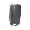 Opel HU43 Flip Key Case Shell 2/3 Button Blade Replacement