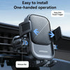 JOYROOM JR-OK6 Car Air Outlet Mechanical Phone Holder(Black)