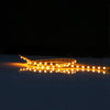 5 PCS 45 LED 3528 SMD Waterproof Flexible Car Strip Light for Car Decoration, DC 12V, Length: 90cm(Yellow Light)