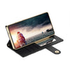 For Samsung Galaxy S25 Ultra 5G GKK Plating Diamond Texture Leather Phone Case With Crossbody Chain(Black)