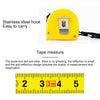 deli Retractable Ruler Measuring Tape Portable Pull Ruler Mini Tape Measure, Length: 5m