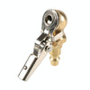 2pcs / Set Car 1/4NPT Brass American Style Pneumatic Chuck(Yellow)