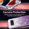 For Samsung Galaxy S8 Gradient Glitter Flower All-inclusive Phone Case(Purple)