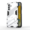 For Samsung Galaxy A26 5G Punk Armor 2 in 1 PC + TPU Shockproof Phone Case with Invisible Holder(White)