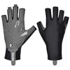 BOODUN P101251 Summer Outdoor Half Finger Silicone Non-Slip Fishing Gloves, Size: XL(Black)