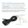 A2157 Car WiFi Reversing Rear View Large Wide-angle Starlight Night Vision Right Blind Spot Camera
