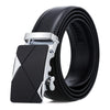 Dandali Casual Men Automatic Buckle Belt Business Soft Leather Pants Band, Length (cm): 115cm(ZD-8)