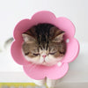 Lick Proof Cat Dog Cone Collar, Pink, Soft EVA, 28-36cm