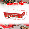 20pcs /Pack Christmas Food Snack Tray Christmas Party French Fries Paper Tray