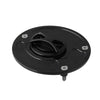 MB-OC029-BK Motorcycle Aluminum Oil Box Cover for Kawasaki FZX-6R / ZX-6RF 1-3 (Black)