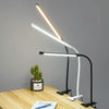 LED Table Lamp With Clamp & Flexible Gooseneck USB Reading Light Bedside Lamp, Spec: Touch Dimming White