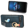 For Asus ROG Phone 5 ZS673KS Wristband Leather Back Phone Case(Blue)