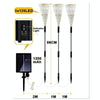1 Drag 3 White Light 360 LEDs Solar Fireworks Lamp Grass Globe Dandelion Flash String With Remote Control