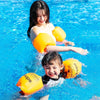Children Arm Circle Learning Swimming Training Circle Adult Swimming Sleeve Safety Double Air Bag Floating Ring(Orange)