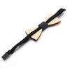 Wooden Bow Tie Men Handmade Bow Tie, Color: Geometric Shadow Pattern