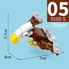 LELE BROTHER 9100-5 Eagle Bird Paradise Small Particle Children Early Learning Puzzle Building Blocks Toy
