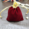 Velvet Bag Jewelry Storage Bag Christmas New Year Holiday Blessing Bag, Size:10x12cm(Red Wine)