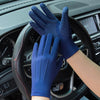 Outdoor Bicycle Riding Fishing Gloves Thin Breathable Anti-UV Sports Ice Silk Gloves, Style: Women Half Finger Pink