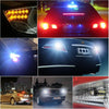 12W 720LM 4-LED Yellow Light 18 Flash Patterns Car Strobe Emergency Warning Light Lamp, DC 12V