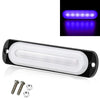 DC12V-24V / 18W Car Truck Emergency Strobe Flash Warning Light 6LEDs Ultra-thin Side Lights(Blue)