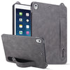 For iPad Pro 9.7 / 9.7 2018 / 2017 TPU Leather Back Tablet Case with Wristband(Grey)
