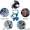 With Rotation Base JUNSUNMAY Bike Cup Holder Cages Bicycle Water Bottle Aluminum Alloy Bracket(Black)
