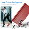 For Samsung Galaxy S25+ 5G LC.IMEEKE Card Slots Skin Feeling Leather Phone Case(Red)