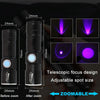 USB Ultraviolet Flashlight Jade Identification Fluorescence Detector(Black 365nm)