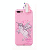 For iPhone 7 Plus / 8 Plus Shockproof Cartoon TPU Protective Case(Unicorn)