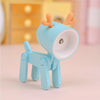 TL-23 LED Mini Foldable Cartoon Desk Lamp Pet Shape Decoration Table Lamp, Spec: Deer (Blue)