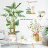 Wall Decoration Plant Stickers Living Room Sofa Background Decorative Wallpaper 30x90cm