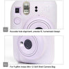 For Fujifilm Instax Mini 12 Soft Shell Camera Bag Storage Silicone Case(Glitter Pink)