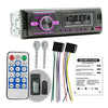 D3156 Car Colorful Lights MP3 Player Supports Voice Assistant / FM(Black)