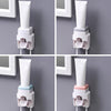 Bathroom Wall-mounted Automatic Toothpaste Squeezing Artifact(Gray)