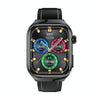 TK16 2.04 inch LCD Screen Leather Strap Smart Watch Supports Health Monitoring(Black)