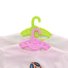 15 PCS / 3 Packs Doll Clothes Drying Rack Girl Play House Toy Accessories(Pink)