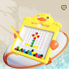 Kids Magnetic Drawing Board Big Chess Children Creative Toys, Spec: 50 Beads Cute Duck