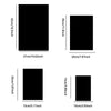 4pcs 30cm x  20cm Right Angle Models Rectangle Acrylic Mirror Stereo Wall Stickers(Gold)