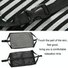 Travel Foot Rest Hammock Office Leisure Pedal, Color: Black White Stripe All-in-one