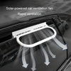 USB Plug-In Car Window Exhaust Fan Car Air Circulation Cooling Ventilation Fan, Color: Black