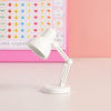 LED Foldable Mini Magnetic Desk Lamp with Clip(LD02 White)