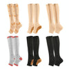 Sports Pressure Socks Compressed Brake Zipper Socks, Size: S/M(Black)